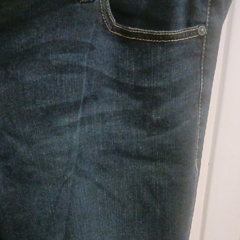 Dark Blue Skinny Denim Jeans for Women - Picture 5 of 15